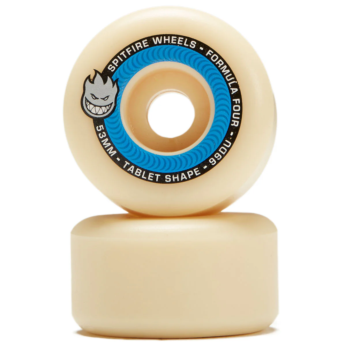 Spitfire F4 99 Tablet Skateboard Wheels - Natural - 53mm - Image 2