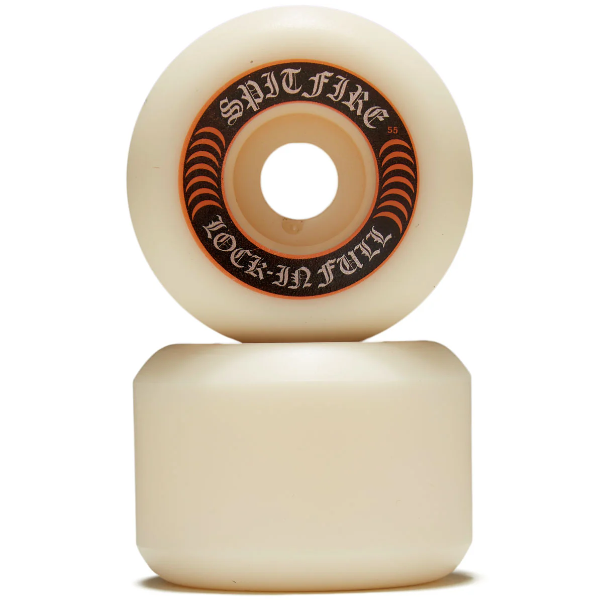 Spitfire F4 99d Lock-in Full Skateboard Wheels - Natural - 55mm - Image 2