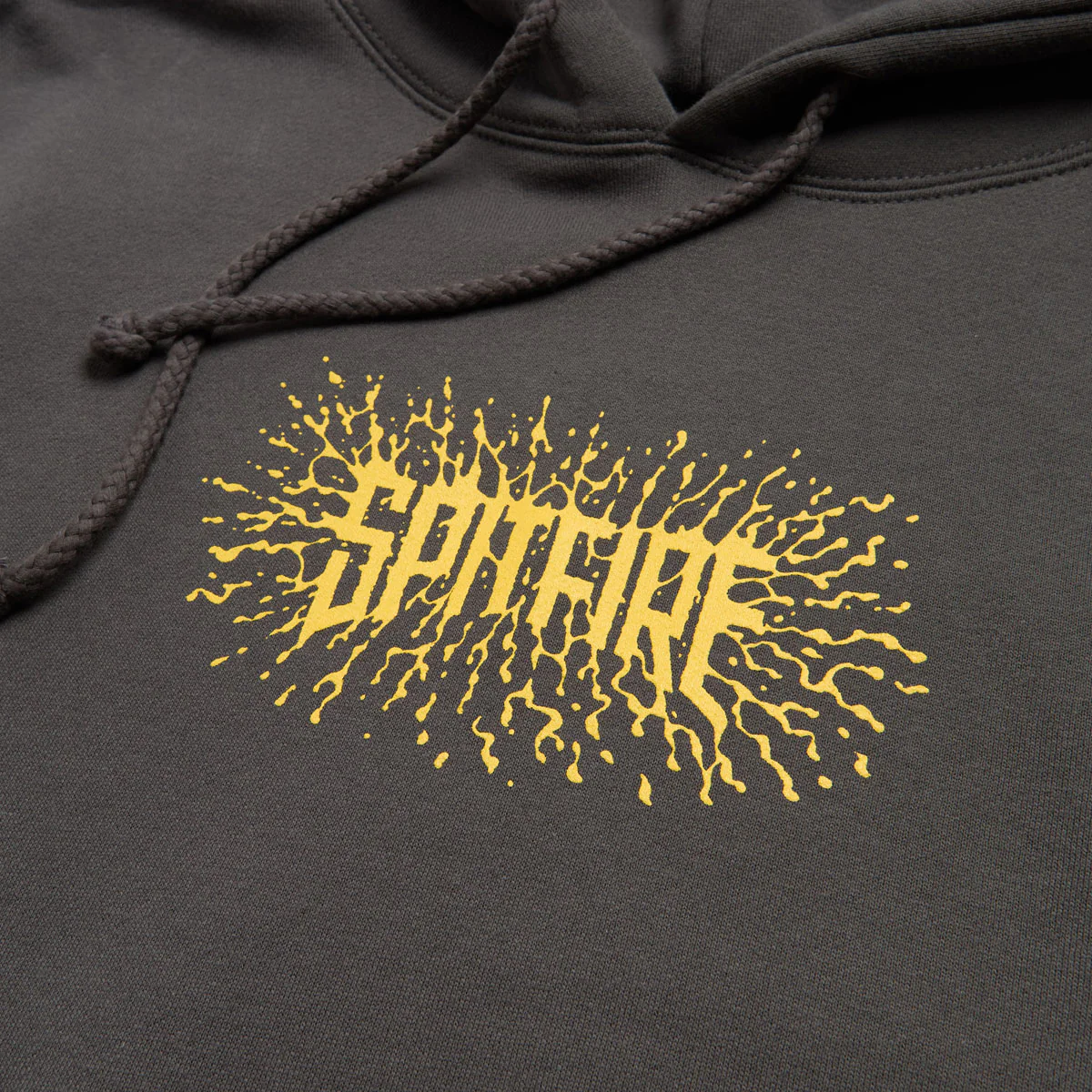 Spitfire Splat Hoodie - Charcoal/Gold - Image 2
