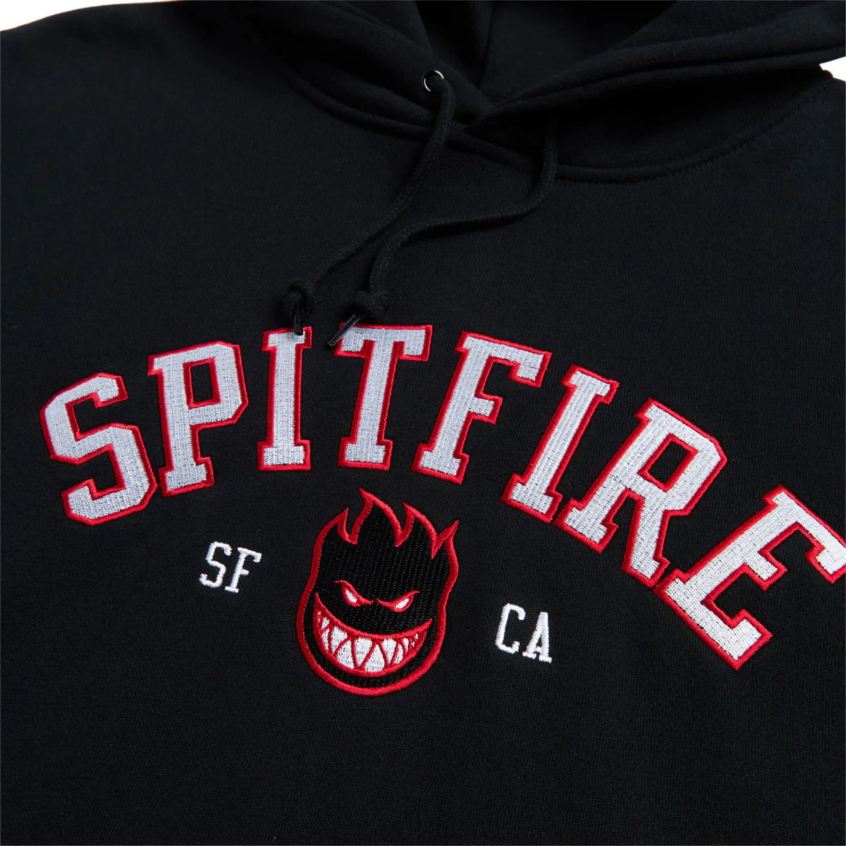 Spitfire Team Bighead Hoodie - Black/Red/White - Image 2