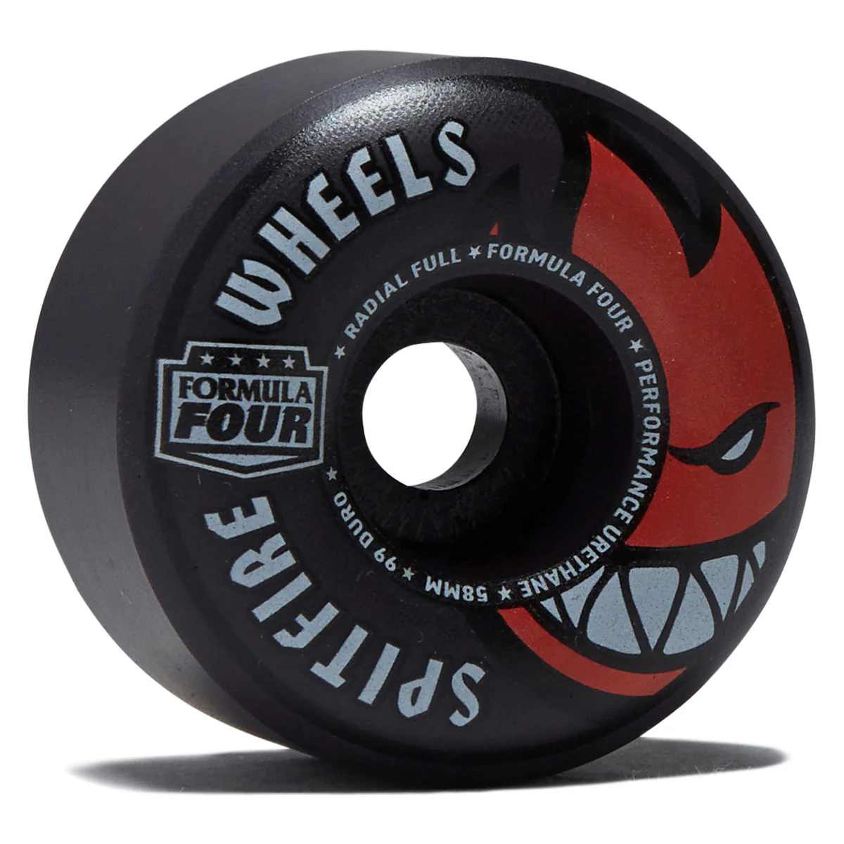 Spitfire Team Colors F4 99 Radial Full Skateboard Wheels - Black - 58mm