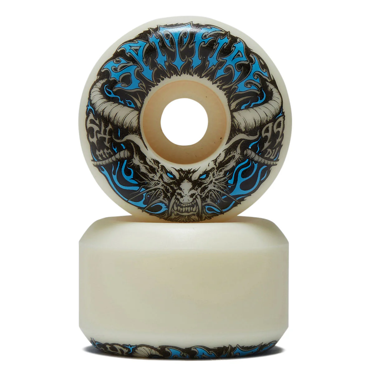 Spitfire Team Demon Redux F4 99 Conical Full Skateboard Wheels - Natural - 54mm - Image 2