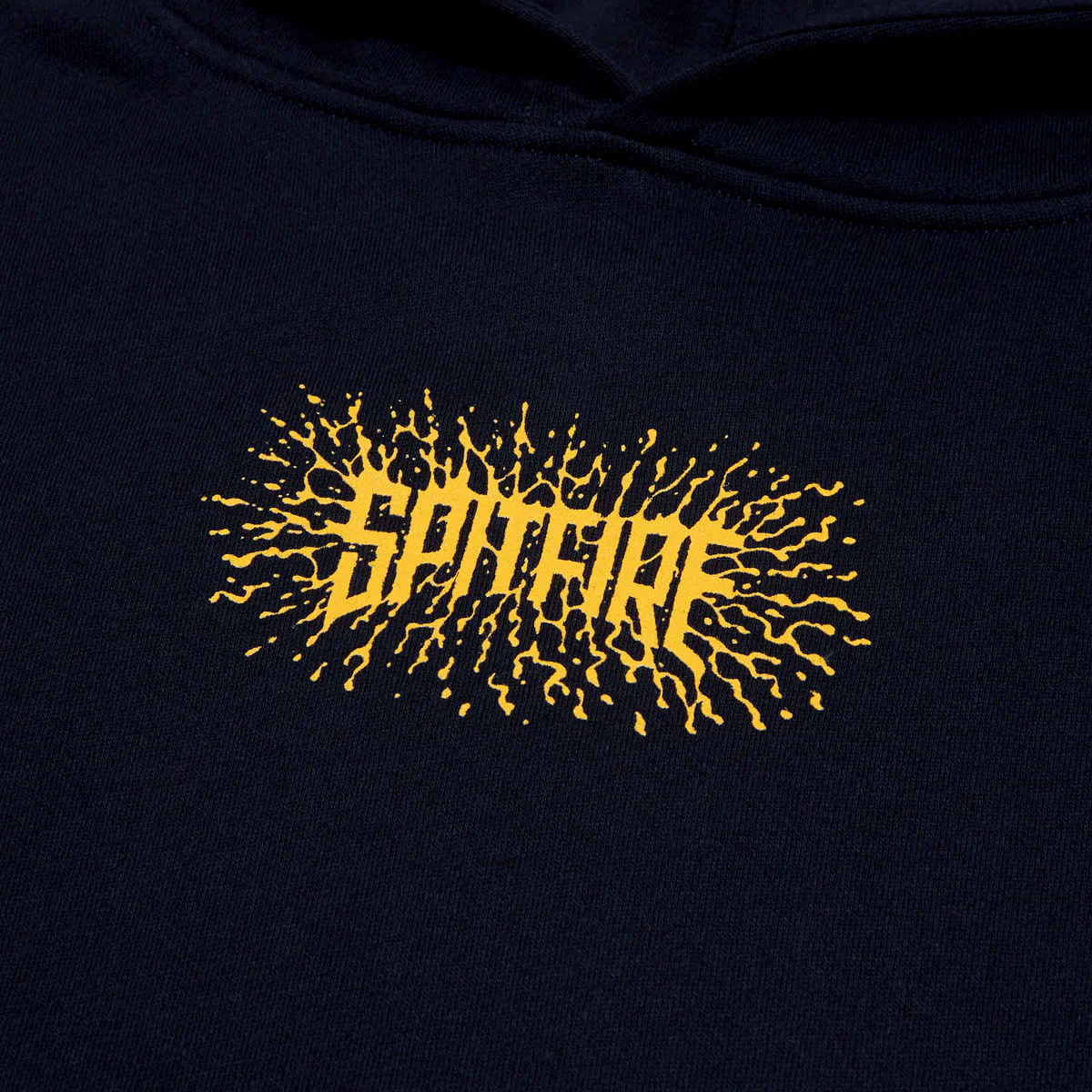 Spitfire Youth Splat Hoodie - Classic Navy/Yellow - Image 2