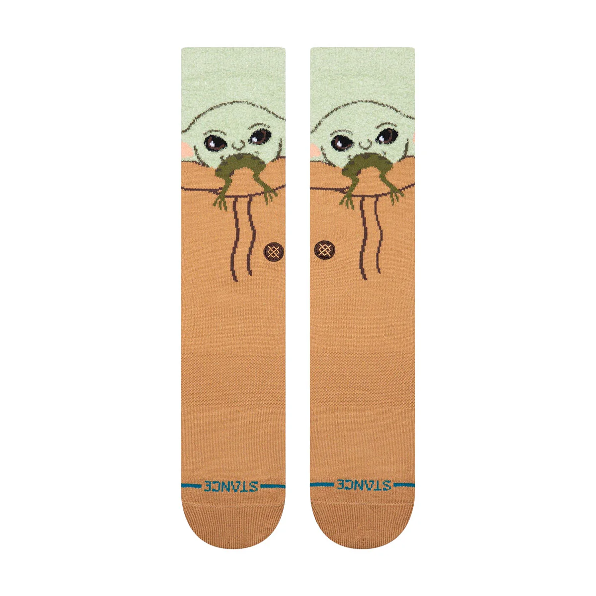 Stance Grogu Hungry Crew Socks - Green - Image 2