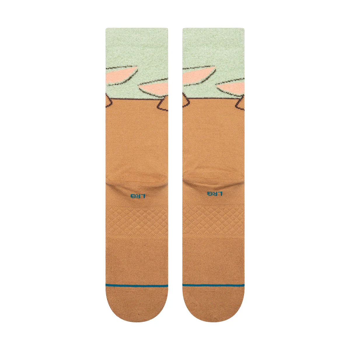 Stance Grogu Hungry Crew Socks - Green - Image 3
