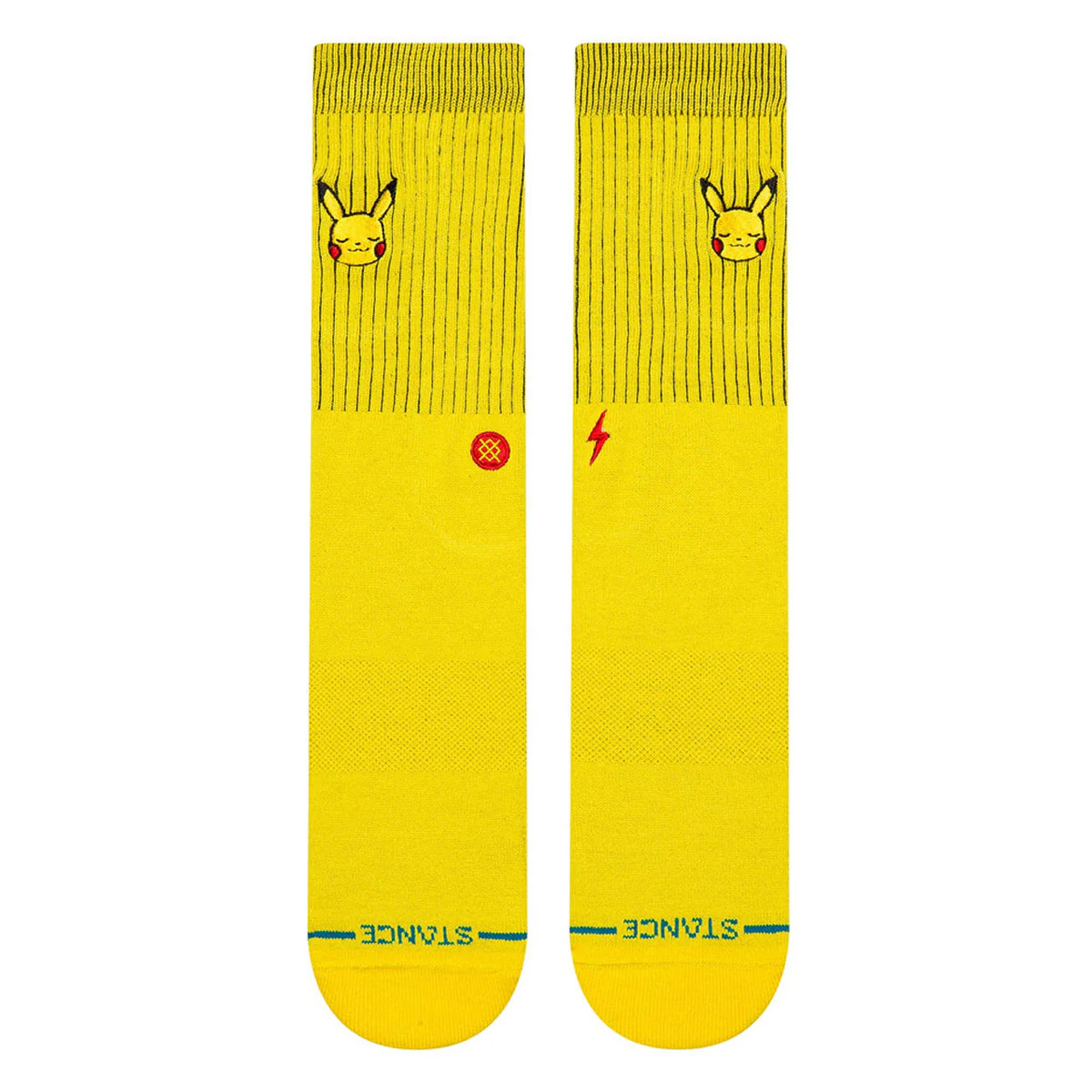 Stance x Pokemon Pikachu Crew Socks - Yellow - Image 2
