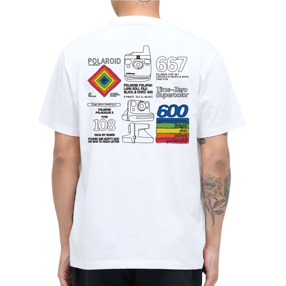 Stance Polaroid Cartridge T-Shirt - White - Image 4