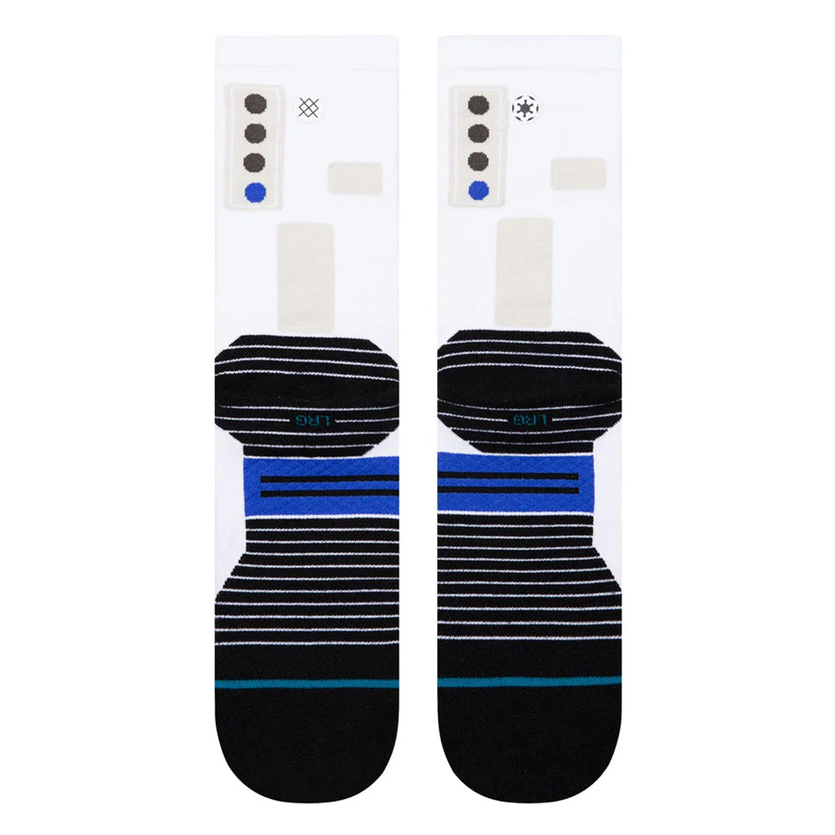 Stance Storm Crew Socks - White - Image 3