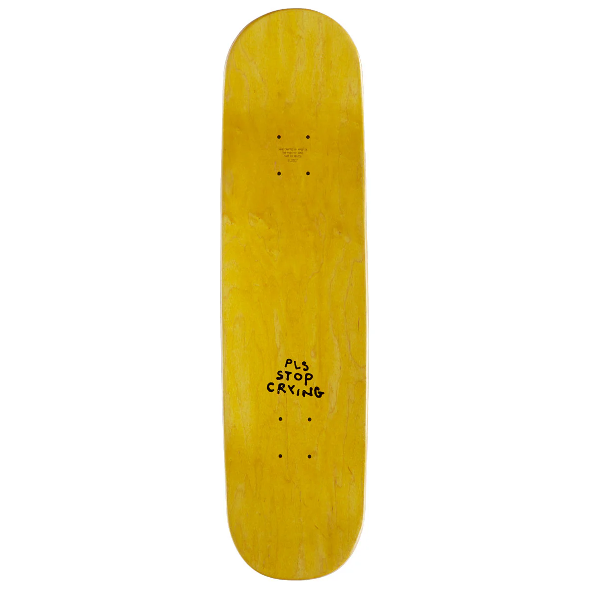 Tacky Joy Factory Stack Skateboard Deck - Brown/Yellow - 8.25" - Image 2