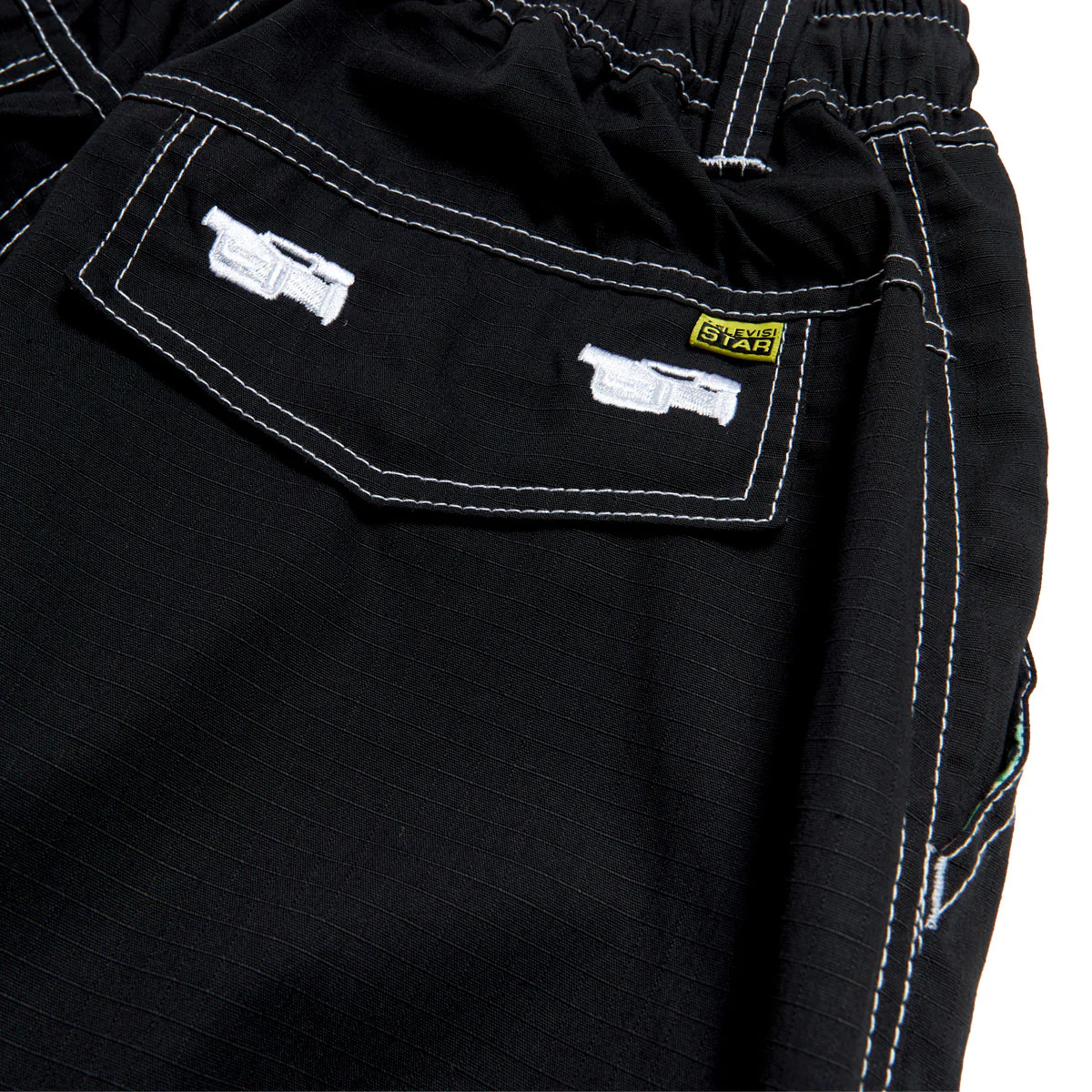 Televisi Star VX1 Cargo Shorts - Black - Image 4