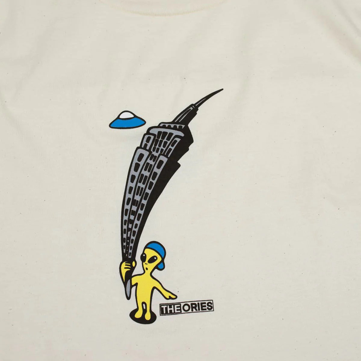 Theories Rave Kid T-Shirt - Cream - Image 2