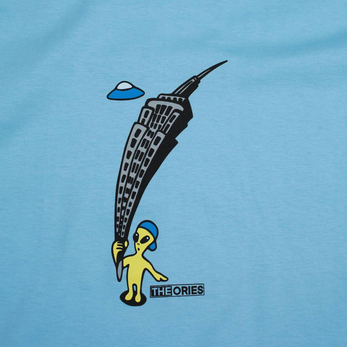 Theories Rave Kid T-Shirt - Light Blue - Image 2