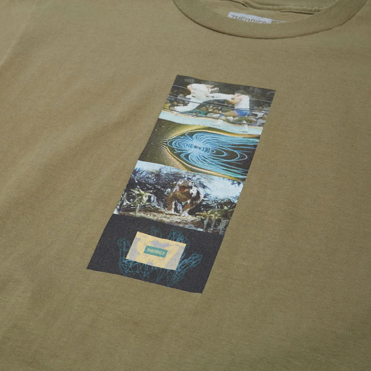 Theories Virtual Reality T-Shirt - Fatigue Green - Image 2