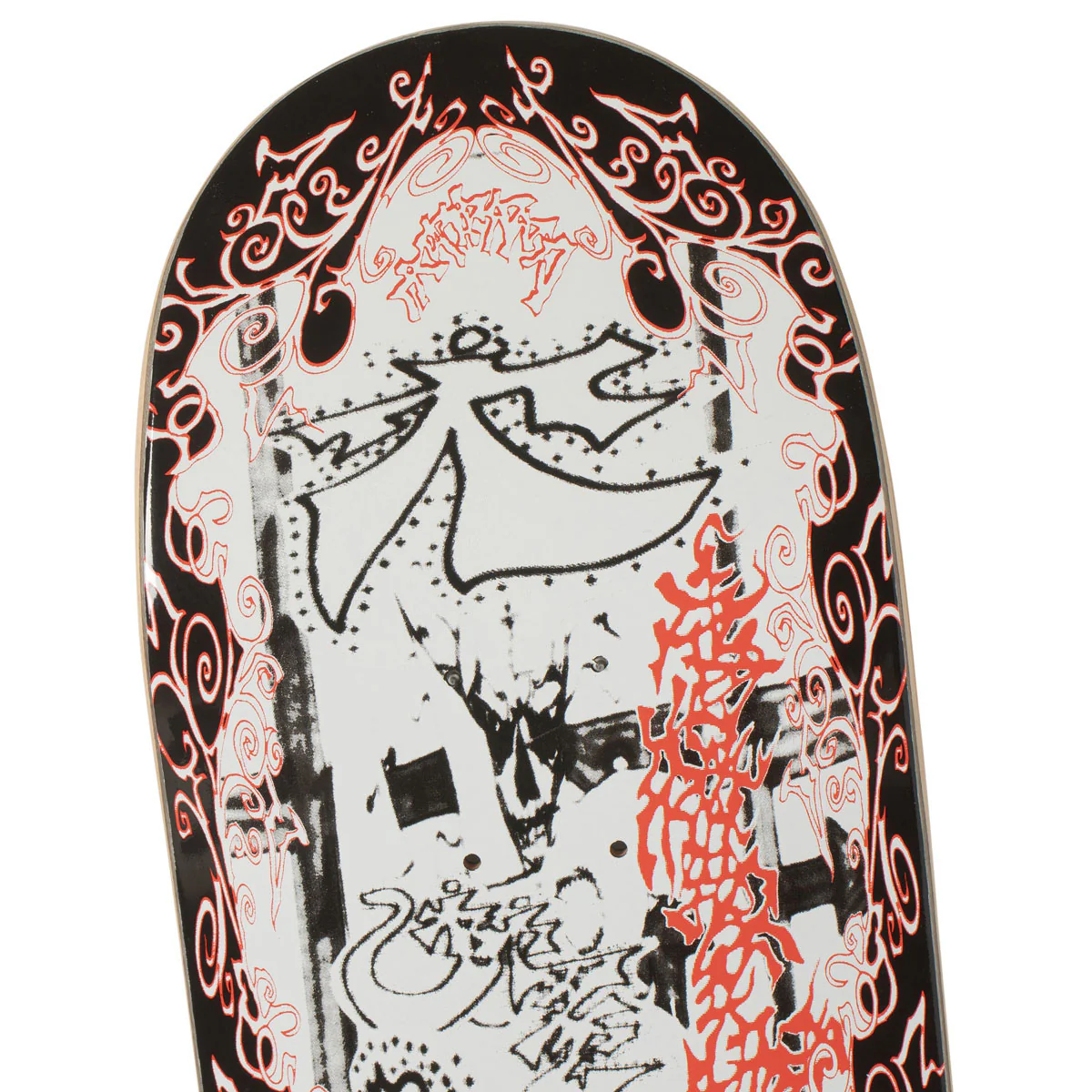 There Chandler Red Velvet 21 Skateboard Deck - White/Red - 8.50" - Image 3