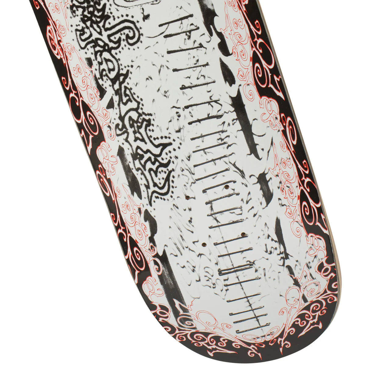 There Chandler Red Velvet 21 Skateboard Deck - White/Red - 8.50" - Image 4