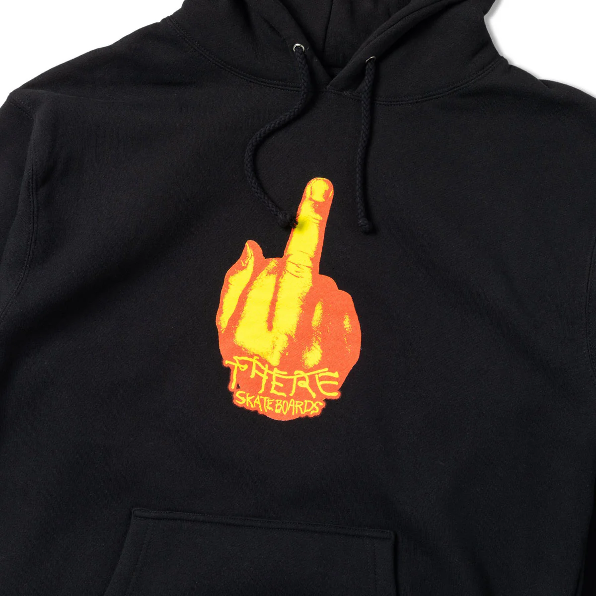 There Up Yours Hoodie - Black/Red/Yellow - Image 2