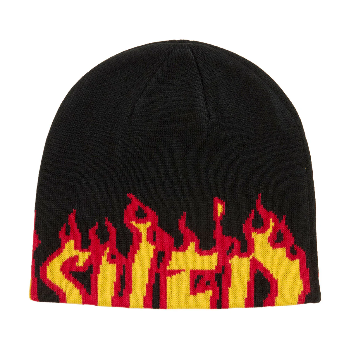 Thrasher Flame Skully Beanie - Black - Image 2
