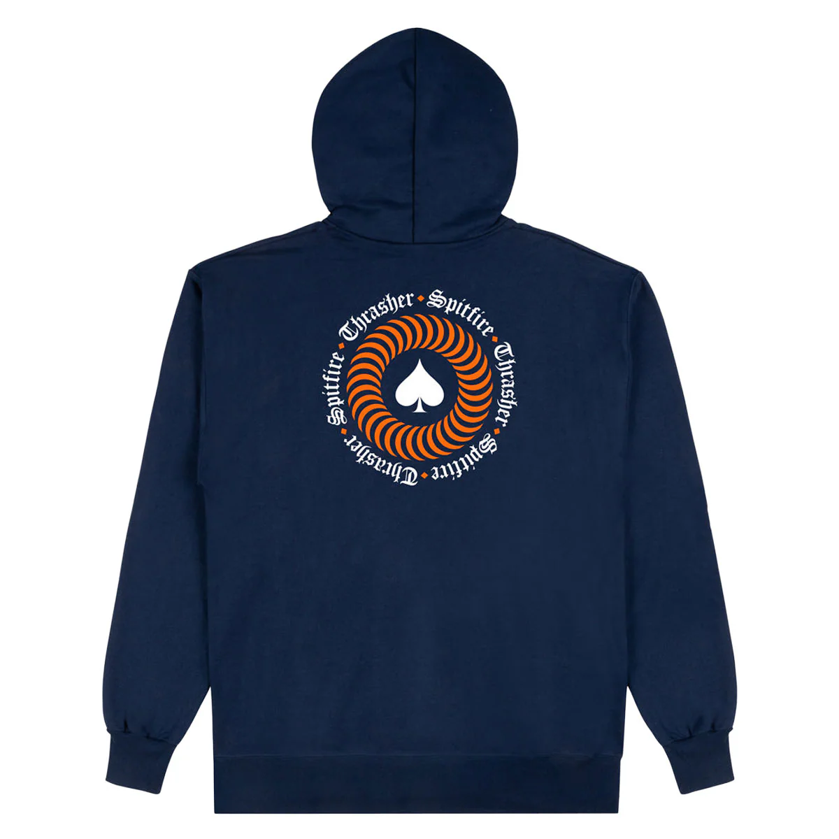 Thrasher x Spitfire The End Oath Hoodie - Navy - Image 2
