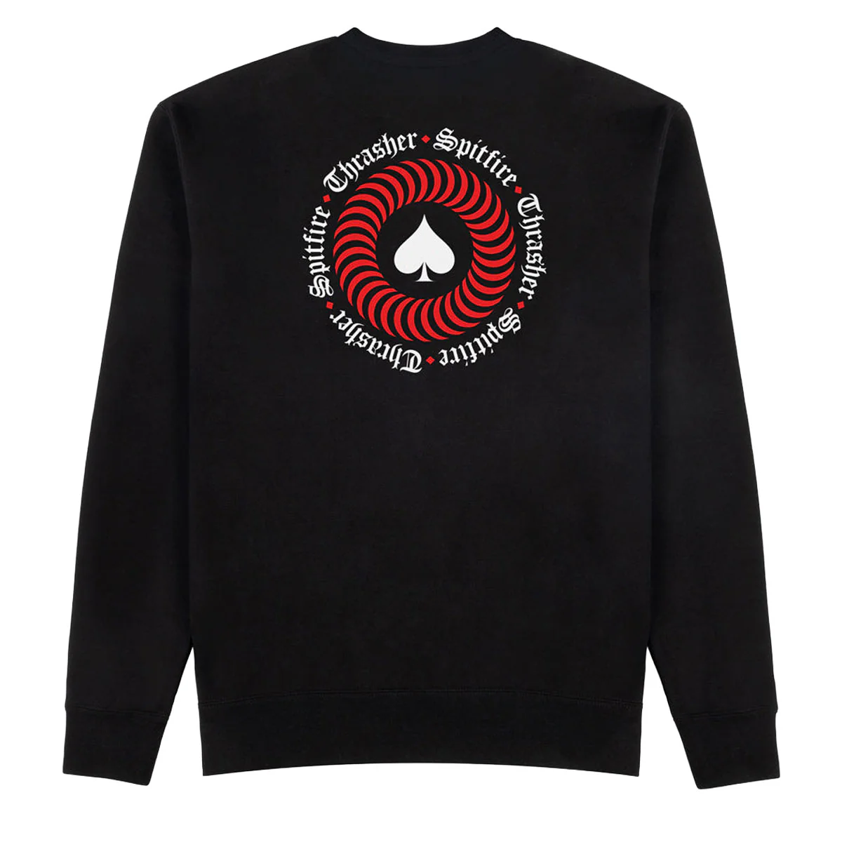 Thrasher x Spitfire The End Oath Sweatshirt - Black - Image 2