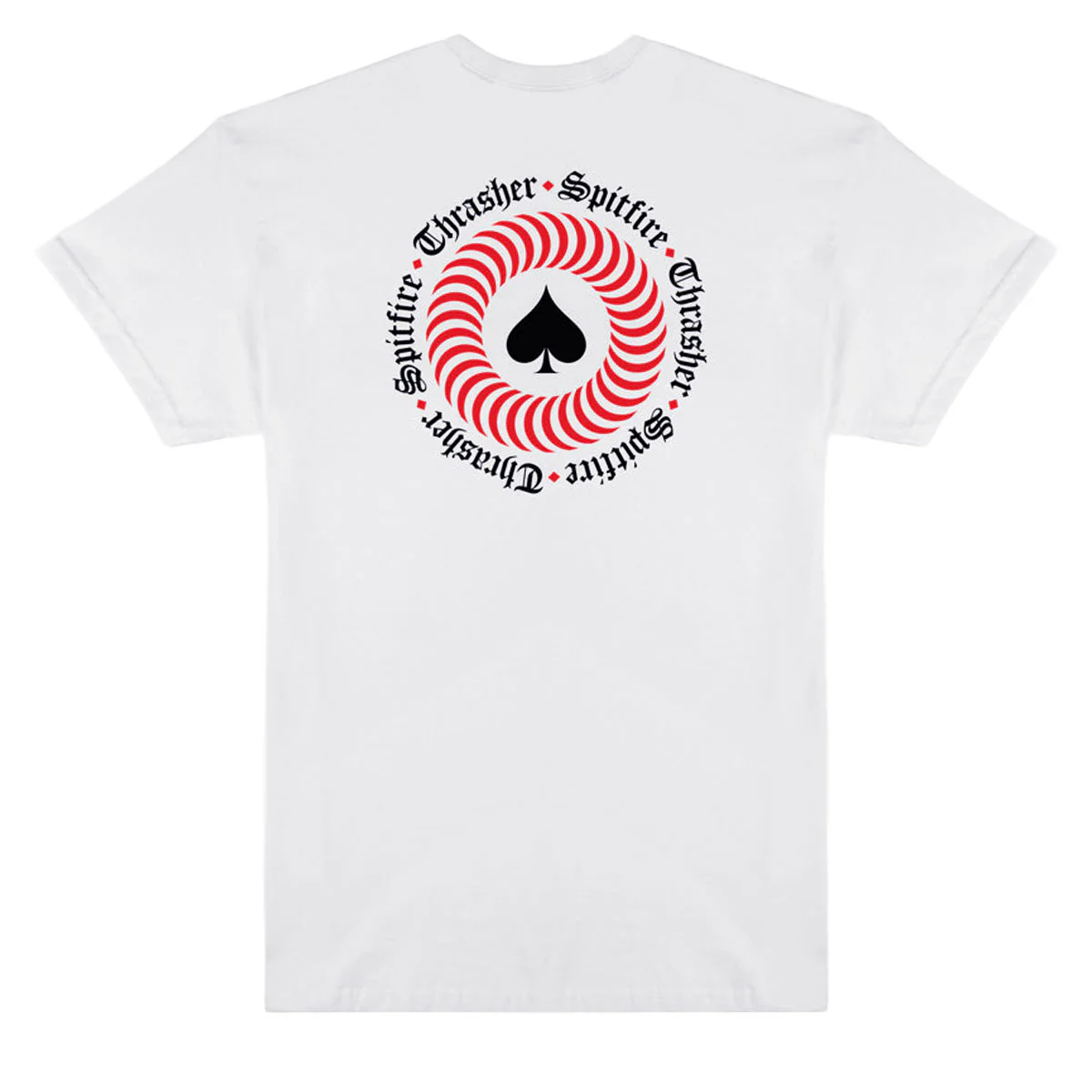 Thrasher x Spitfire The End Oath T-Shirt - White - Image 2