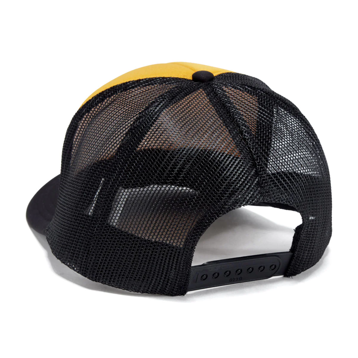 Thrasher x Spitfire Trucker Hat - Black/Gold/Black - Image 2