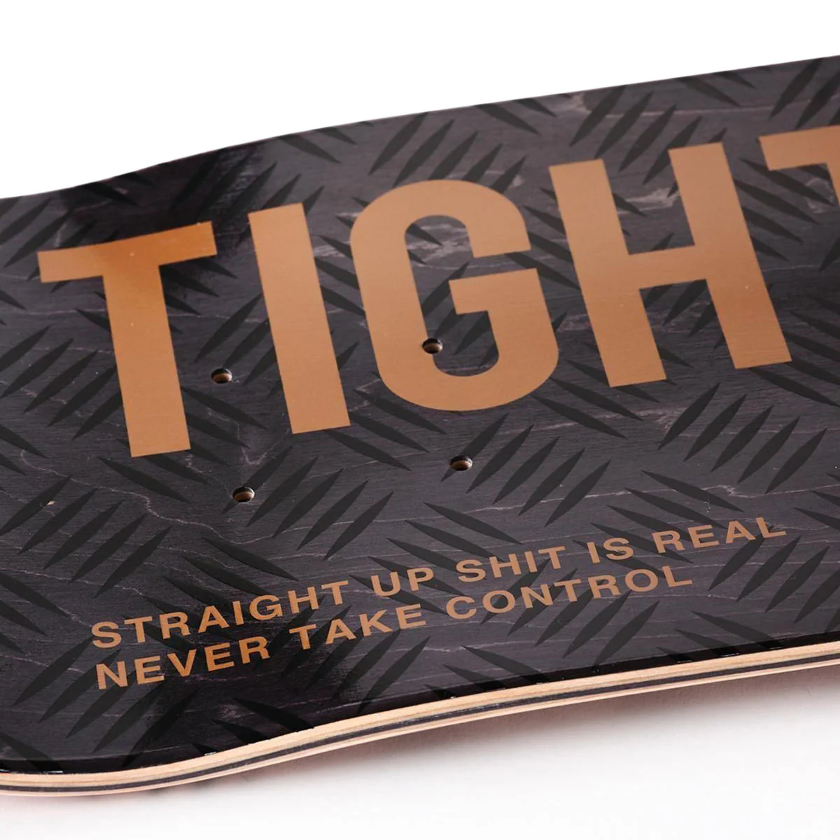 Tightbooth CP Logo Skateboard Deck - Bronze - 8.38" - Image 4