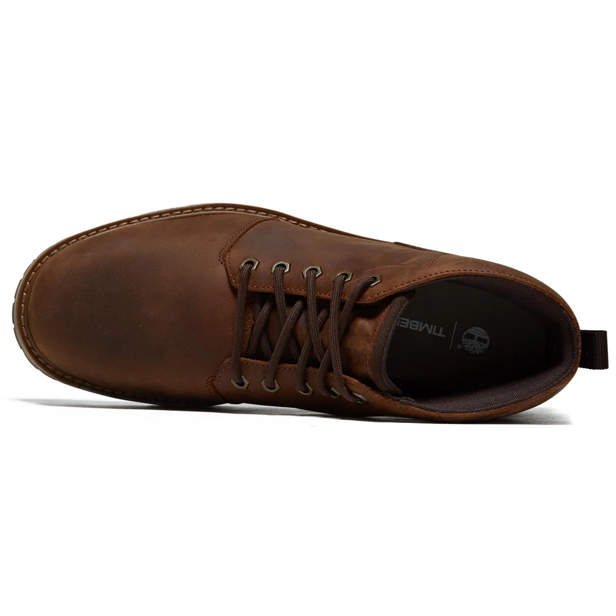 Timberland Britton Road Mid Lace Up Wp Chukka Boots - Rust Full Grain - Image 3