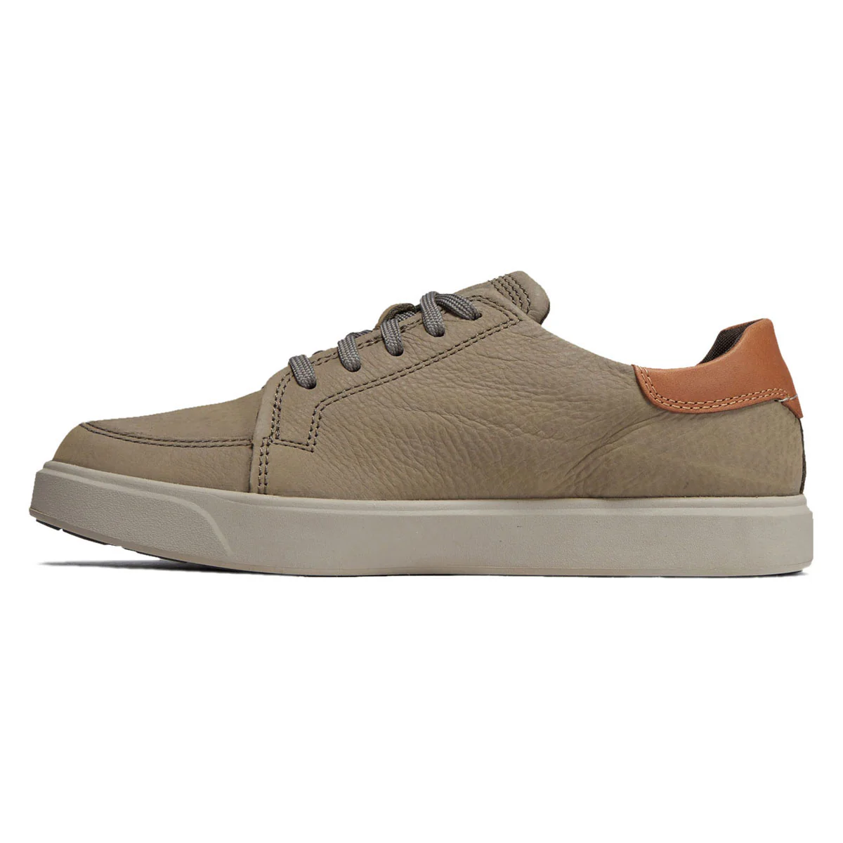 Timberland Emerson Street Low Lace Up Shoes - Medium Grey Nubuck - Image 2