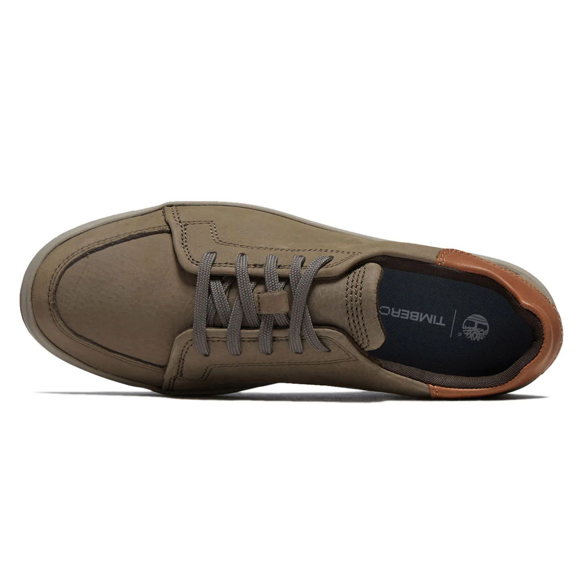 Timberland Emerson Street Low Lace Up Shoes - Medium Grey Nubuck - Image 3