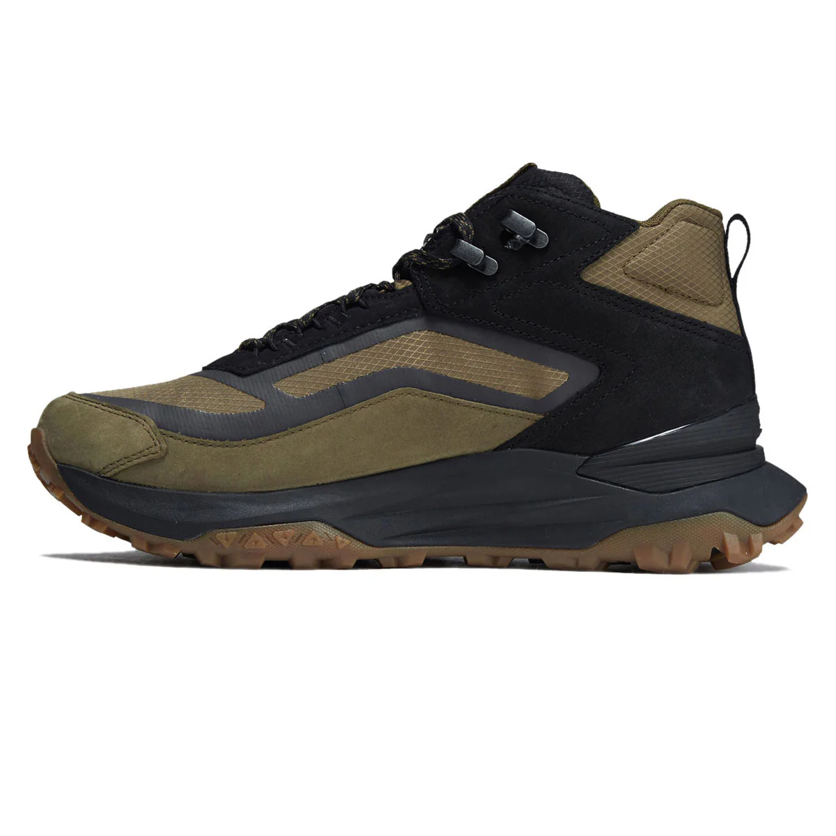 Timberland Motion Access Mid Lace Up WP Hiking Boots - Olive Ripstop - Image 2