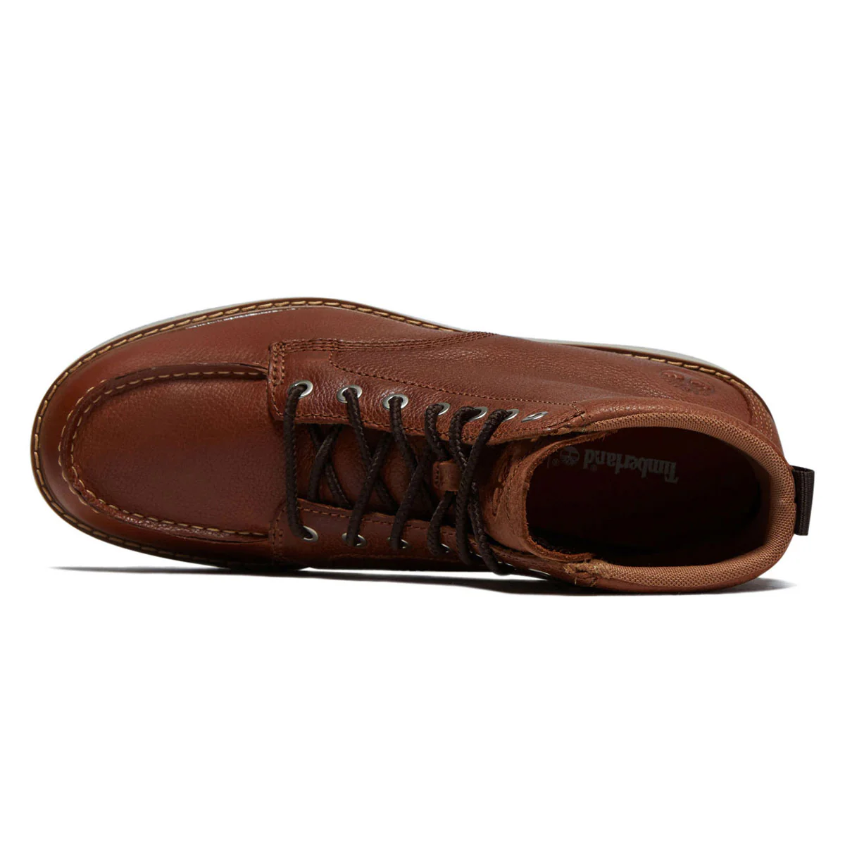 Timberland Redwood Edge Mid Lace Up Boots - Medium Brown Full Grain - Image 3