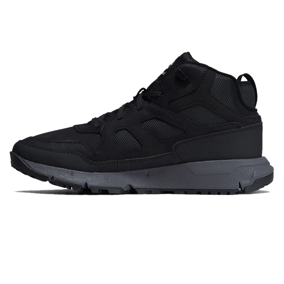 Timberland Voyager Valley Mid Lace Up Shoes - Black Nubuck - Image 2