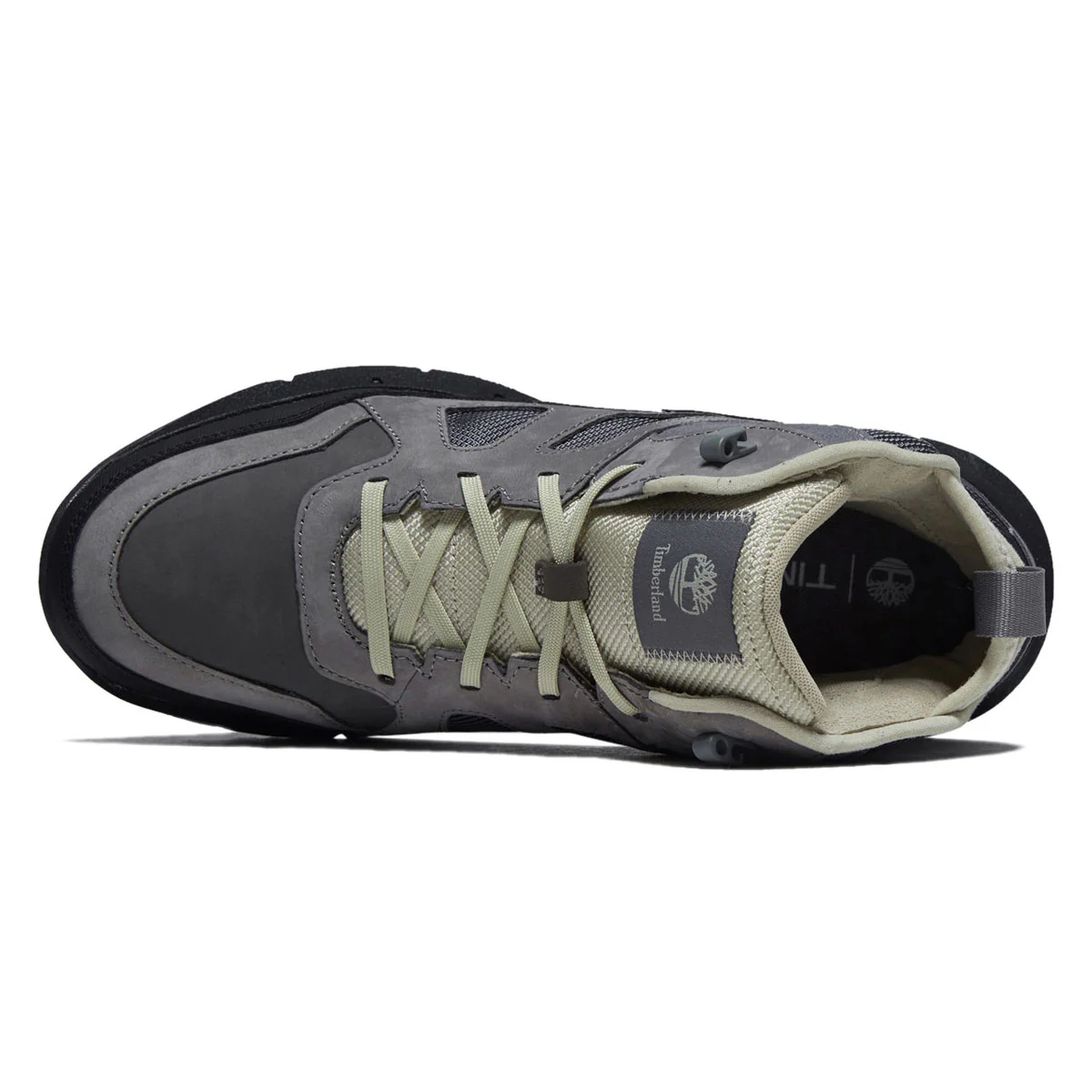 Timberland Voyager Valley Mid Lace Up Shoes - Medium Grey Nubuck - Image 3