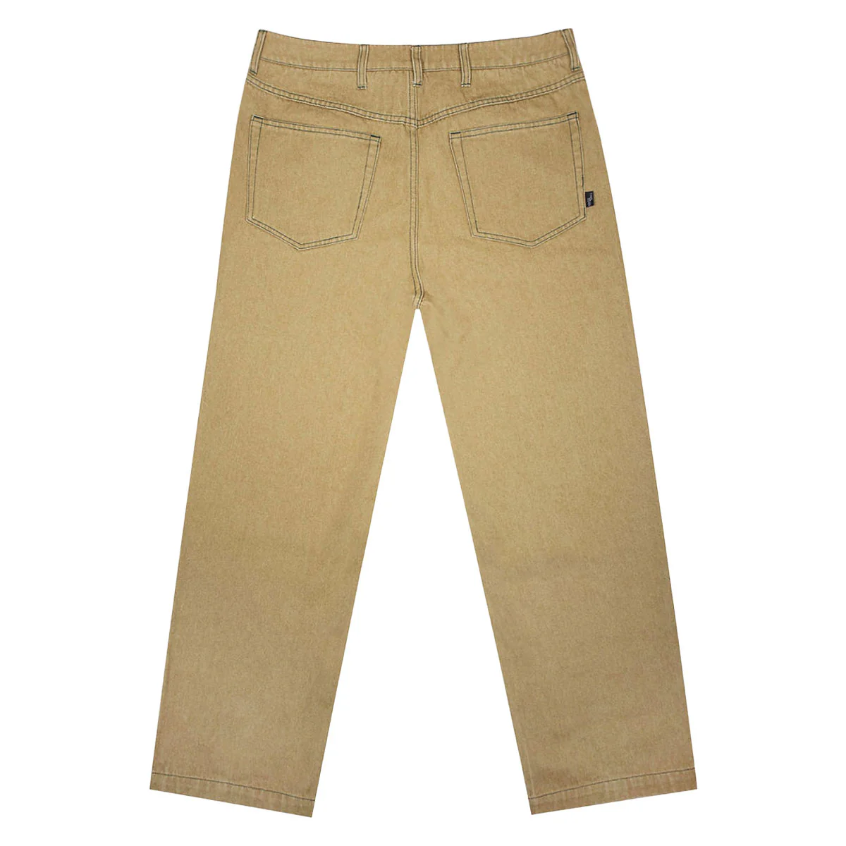 Timescan Relaxed Denim Jeans - Khaki - Image 2