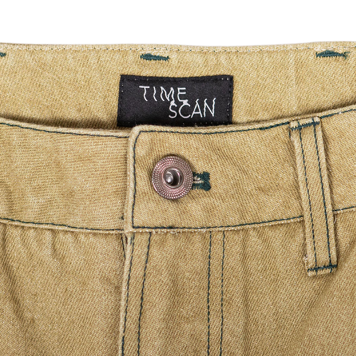 Timescan Relaxed Denim Jeans - Khaki - Image 4