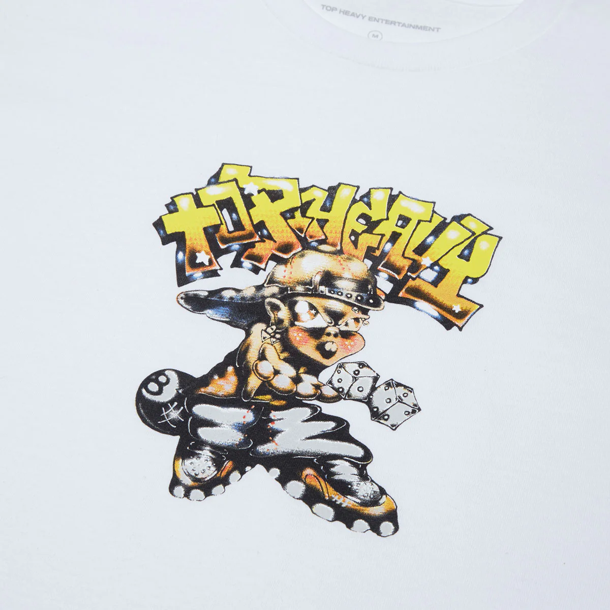 Top Heavy Block Boy T-Shirt - White - Image 2
