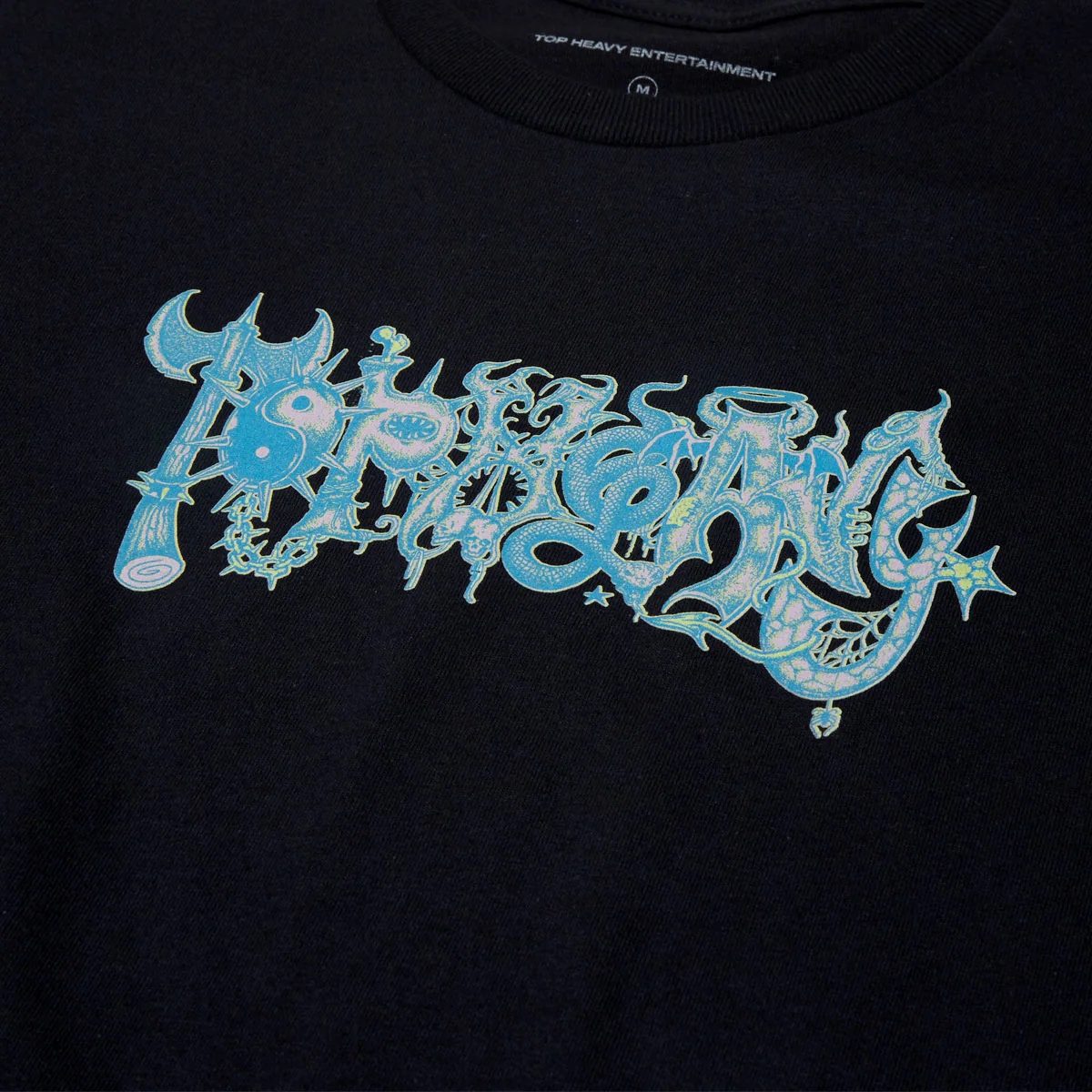 Top Heavy Lore T-Shirt - Black - Image 2