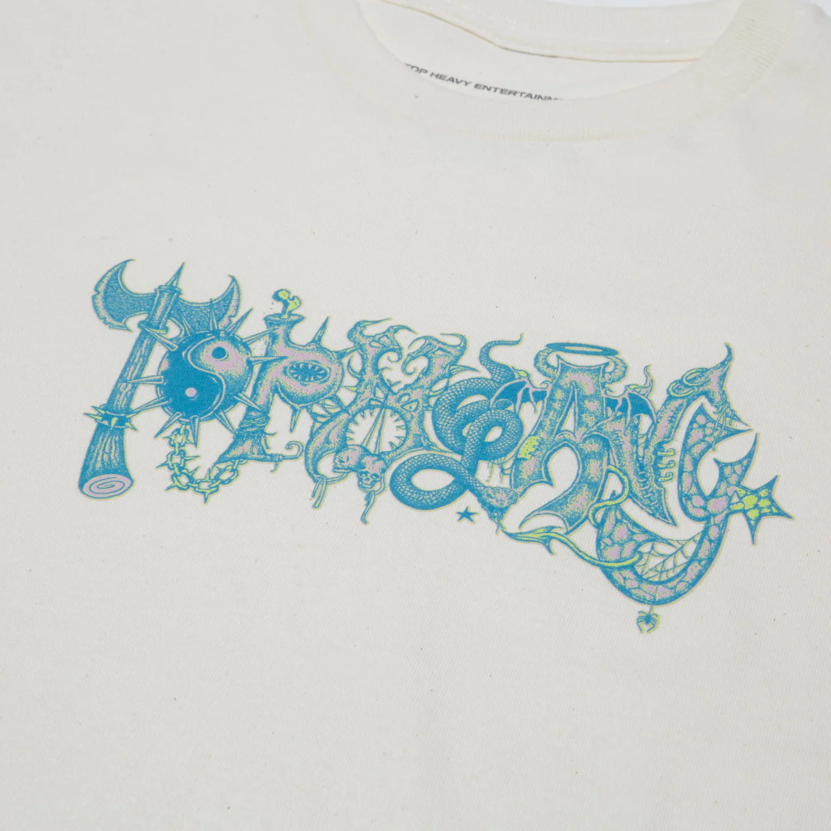 Top Heavy Lore T-Shirt - Natural - Image 2