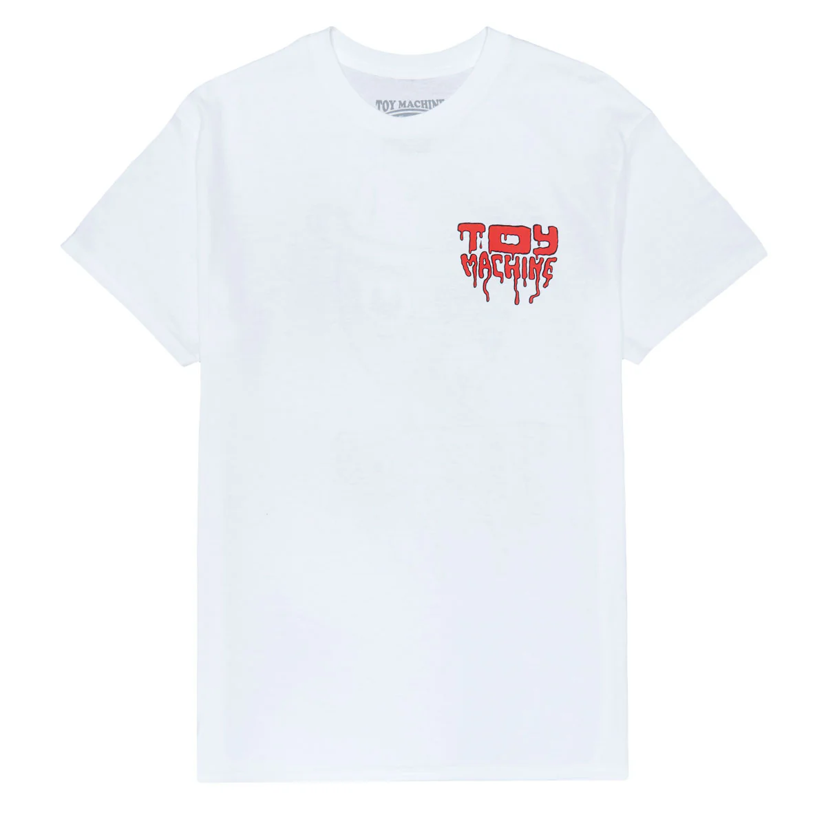 Toy Machine Half N Half T-Shirt - White - Image 2
