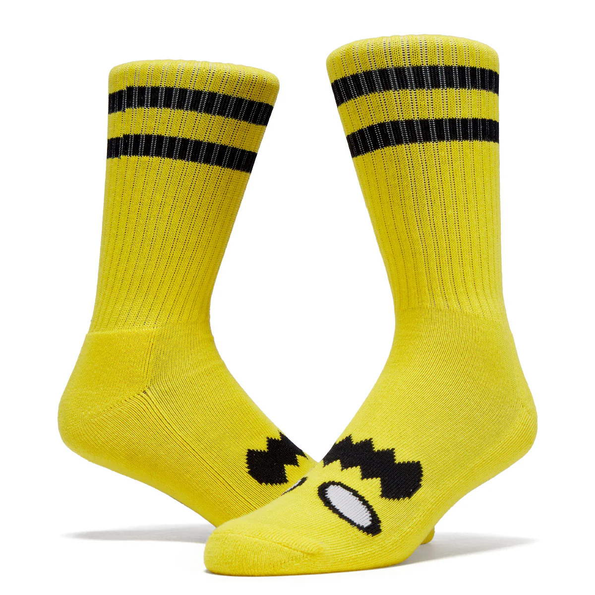 Toy Machine Monster Face Socks - Yellow - Image 2
