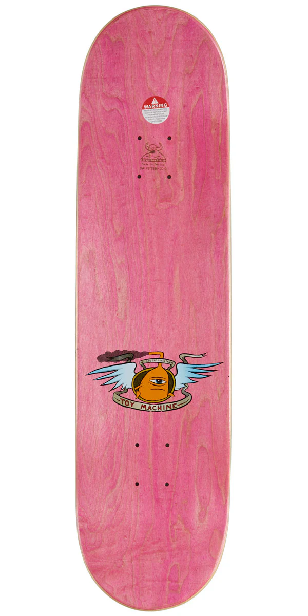 Toy Machine Monster Skateboard Deck - Assorted Stains - 8.25" - Image 2
