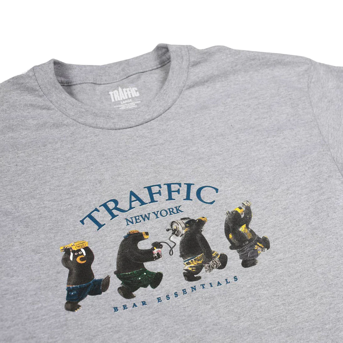 Traffic Bear Essentials T-Shirt - Heather - Image 2