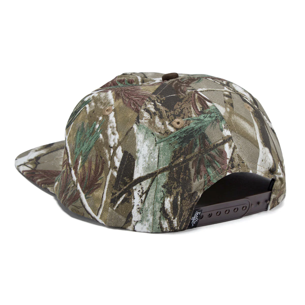 Traffic Manhattan Script Snapback Hat - Camo - Image 2