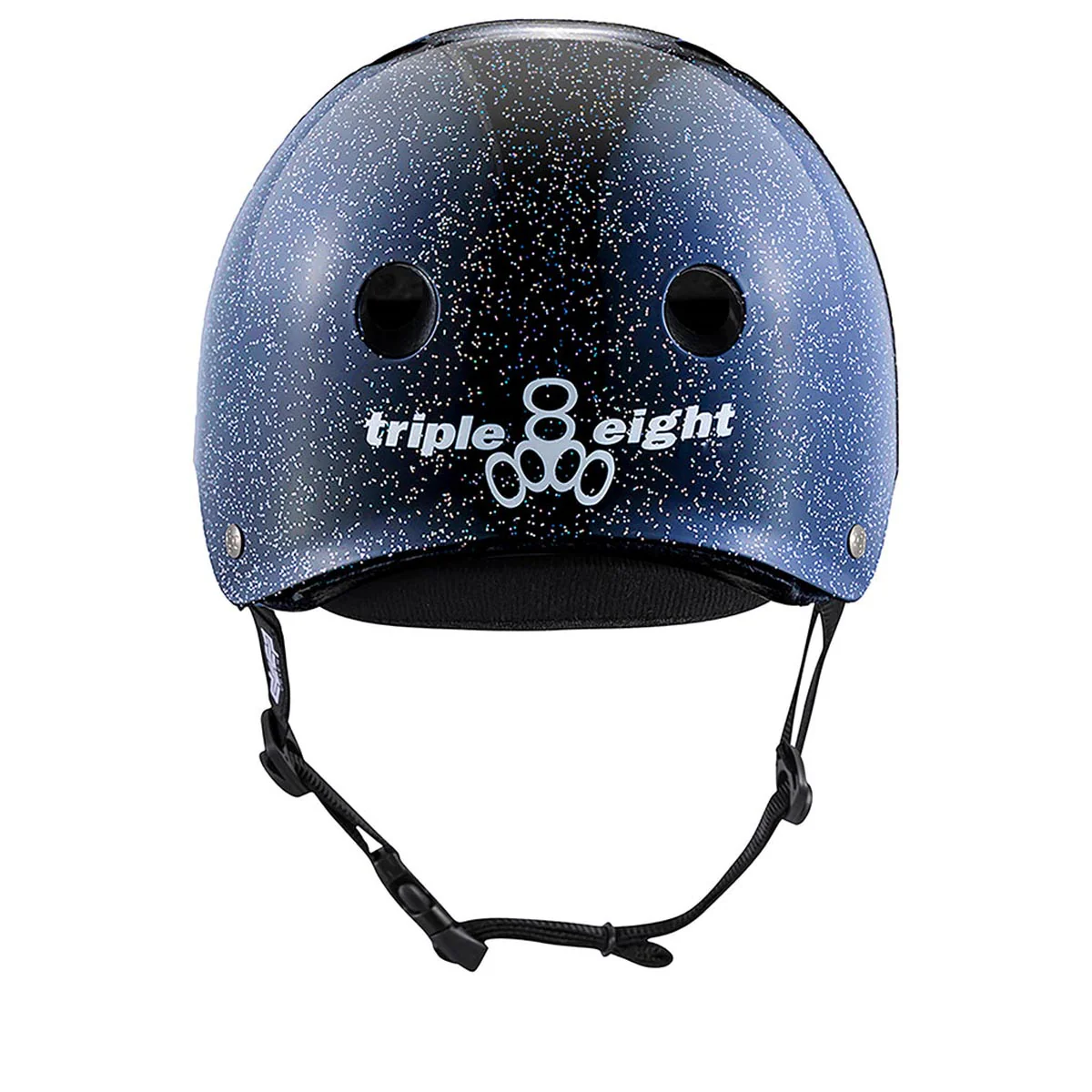 Triple Eight Deep Cover Helmet - Black Glitter - Image 3