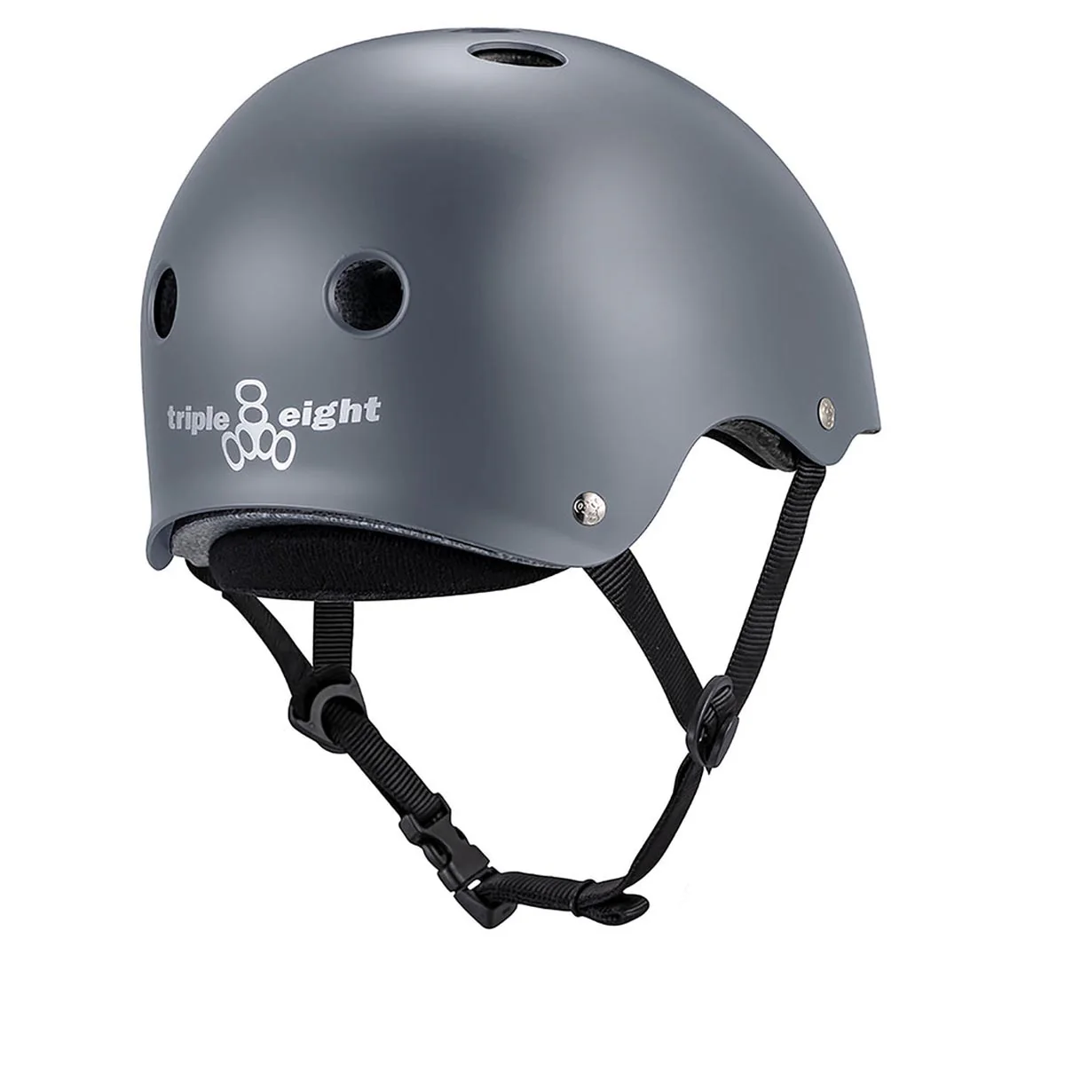 Triple Eight Deep Cover Helmet - Gray Matte - Image 2