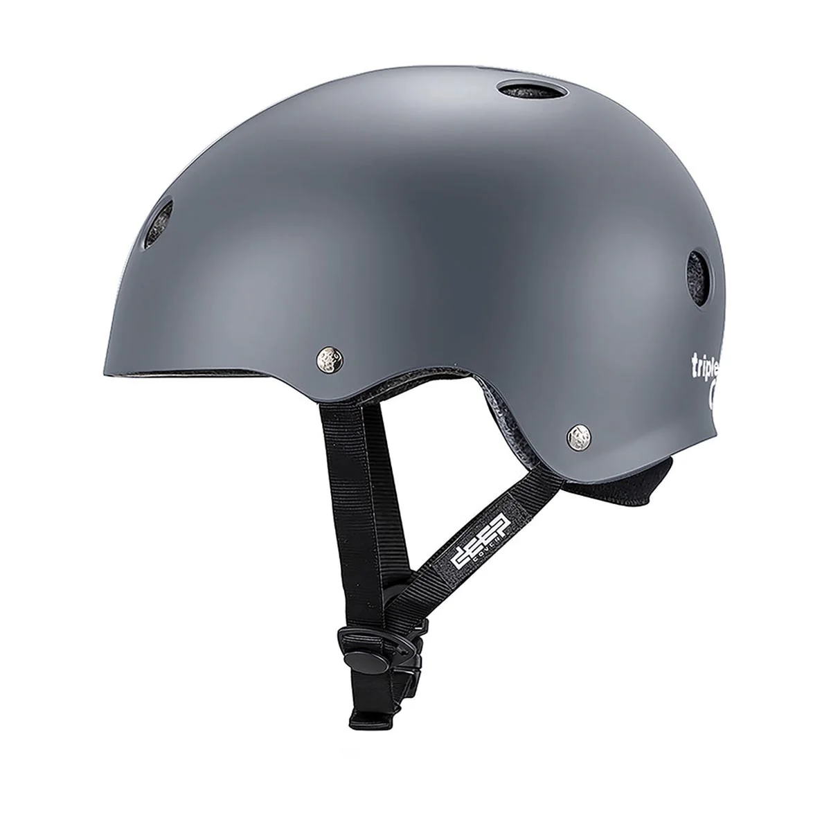 Triple Eight Deep Cover Helmet - Gray Matte - Image 3