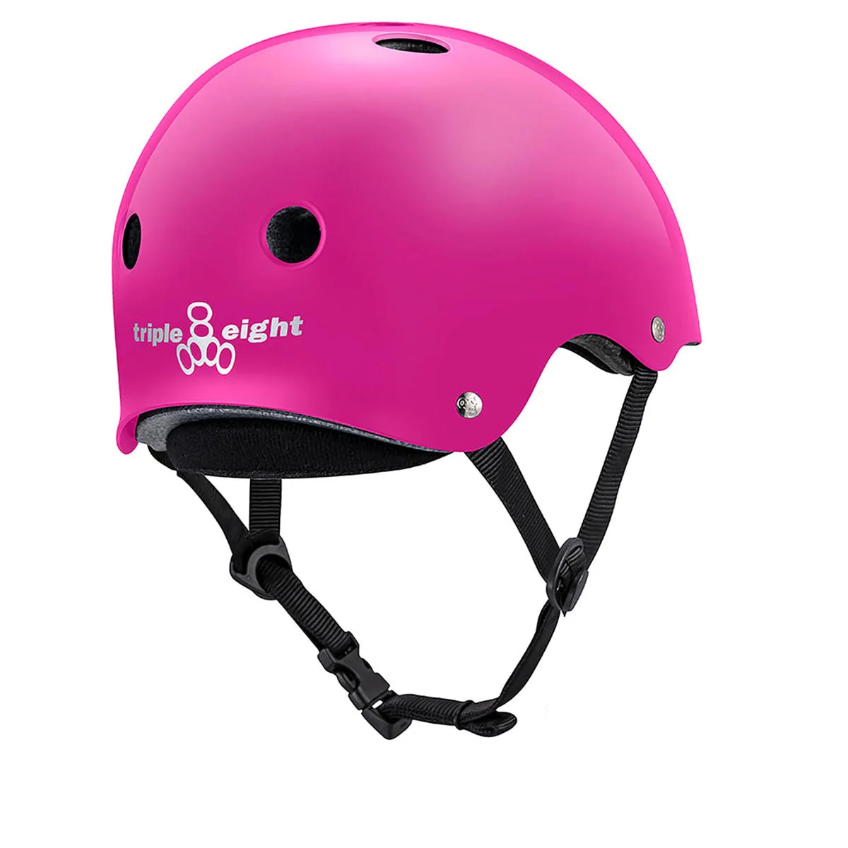 Triple Eight Deep Cover Helmet - Pink Glossy - Image 2