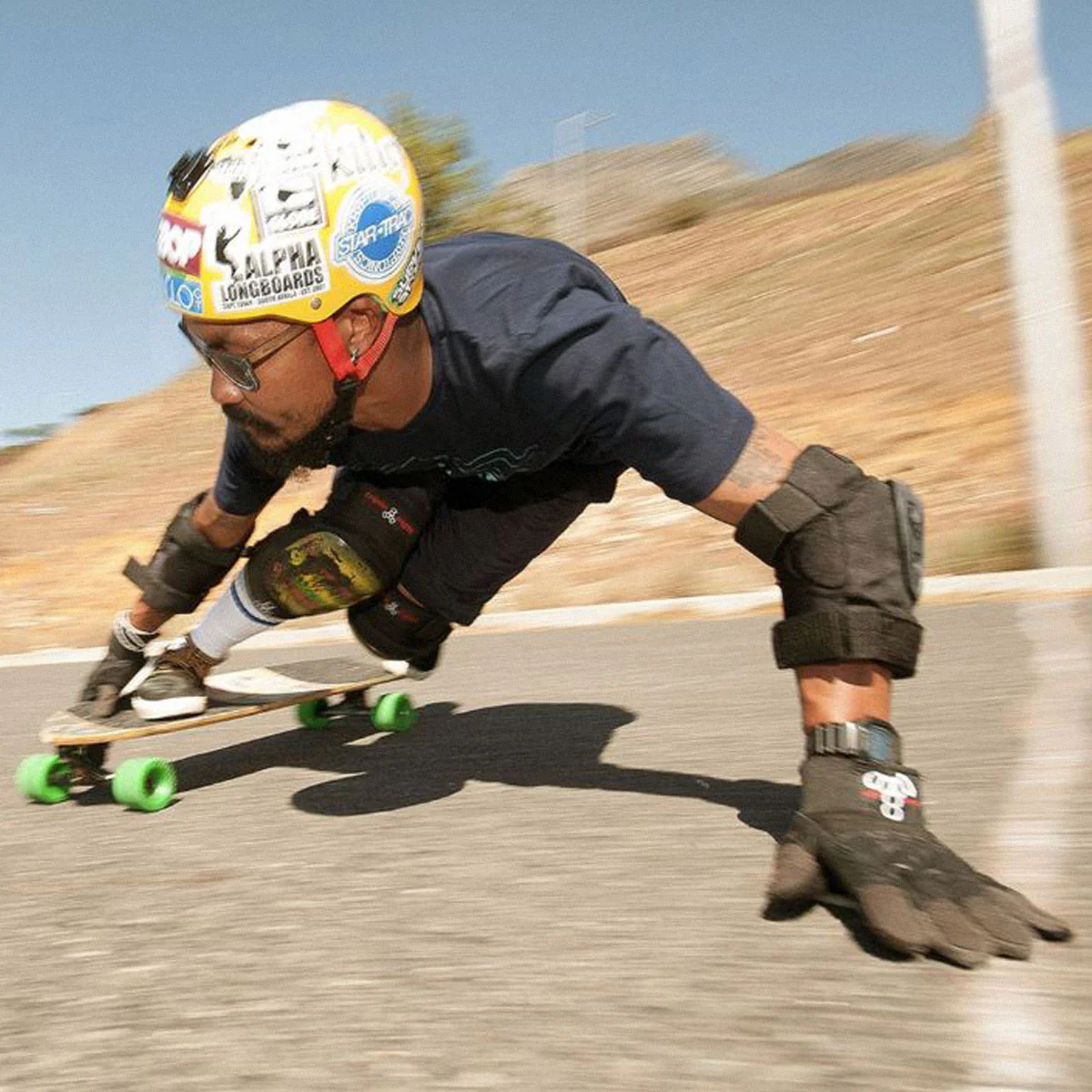 Triple Eight Downhill Slide Gloves - Black - Image 4