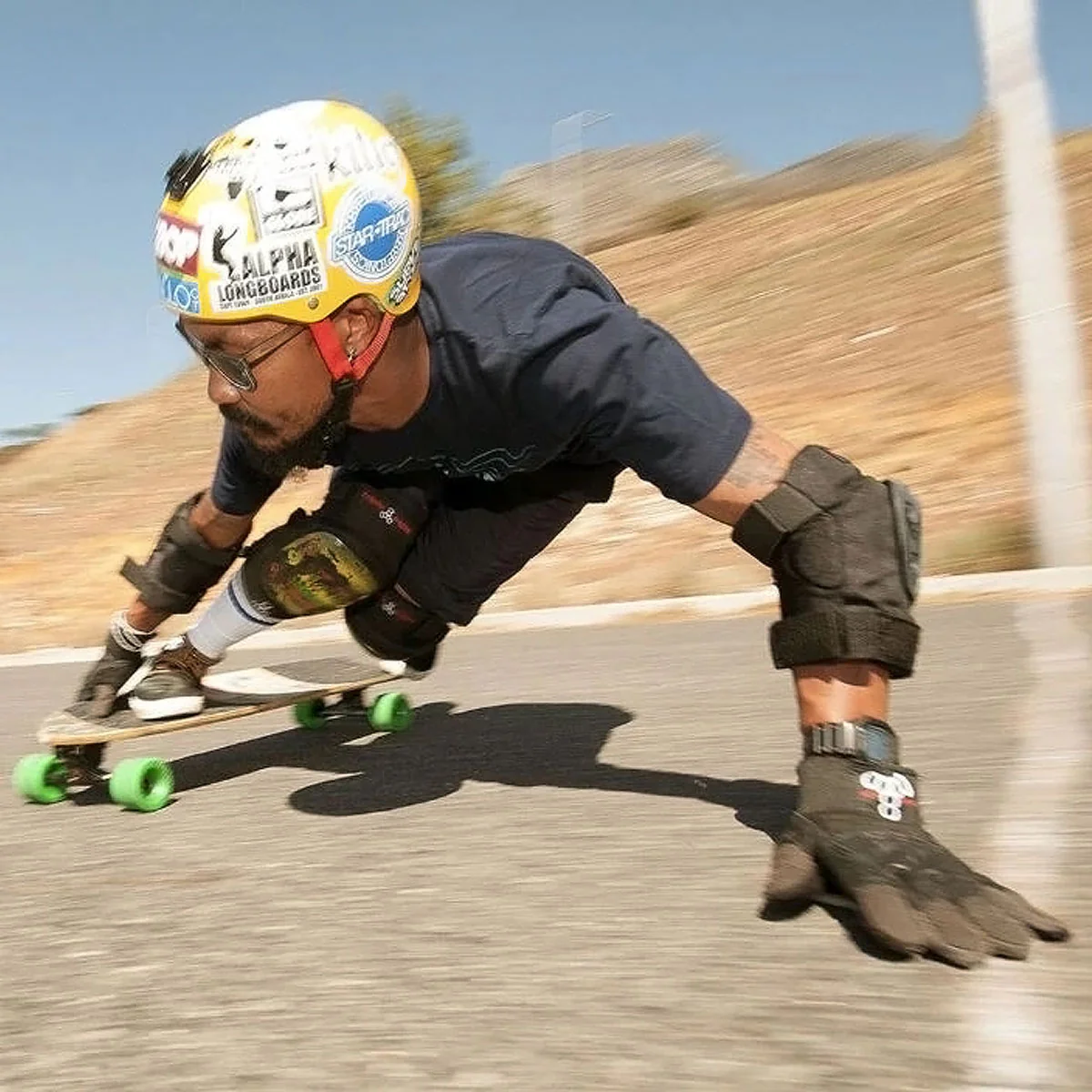 Triple Eight Longboard Slide Gloves - Black - Image 4