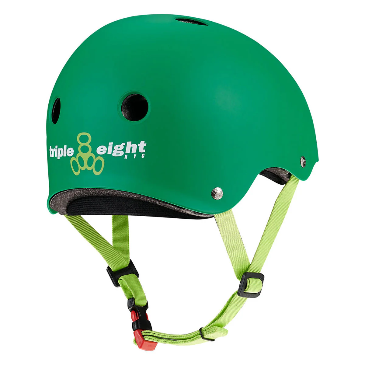 Triple Eight The Certified Sweatsaver Helmet - Kelly Green Matte - Image 2